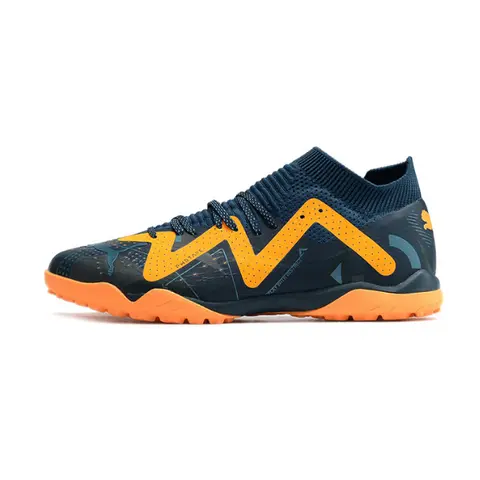 Puma Future Ultimate Dark Blue and Orange Turf TF Football Boot