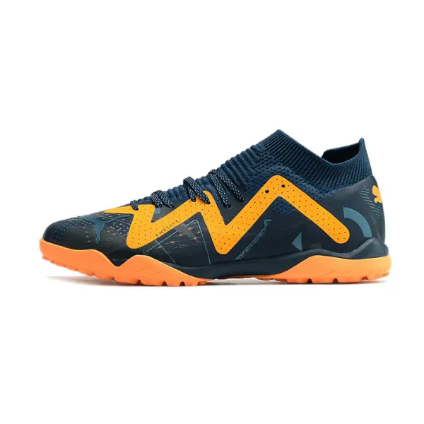 Puma Future Ultimate Dark Blue and Orange Turf TF Football Boot