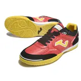 Joma Top Flex 24 IC Black Red and Yellow Indoor IC Football Boot