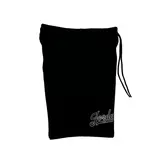 Jordan Black Shorts - Script Print