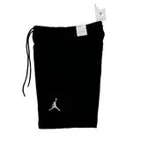 Jordan Black Shorts - Script Print
