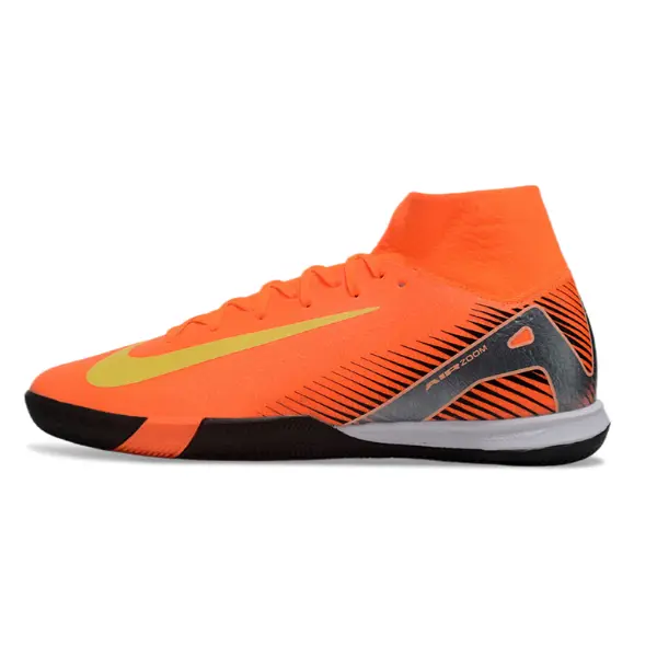 Nike Mercurial Superfly 10 Academy Orange and Yellow Indoor IC Football Boot
