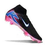 Nike Air Zoom Mercurial Superfly 10 Elite Black and Pink Firm Ground FG Football Boot - Black/Blue