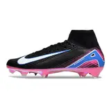Nike Air Zoom Mercurial Superfly 10 Elite Black and Pink Firm Ground FG Football Boot - Black/Blue
