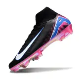 Nike Air Zoom Mercurial Superfly 10 Elite Black and Pink Firm Ground FG Football Boot - Black/Blue