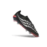 Adidas Predator 26 Elite Black, Red and White Firm Ground FG Football Boot