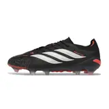 Adidas Predator 26 Elite Black, Red and White Firm Ground FG Football Boot
