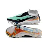 Nike Phantom 6 Elite Light Green and Silver Firm Ground FG Football Boot
