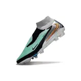 Nike Phantom 6 Elite Light Green and Silver Firm Ground FG Football Boot
