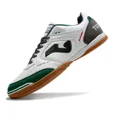 Joma Top Flex 24 IC White Black and Green Futsal Football Boot
