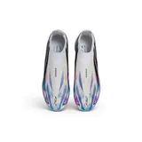 Adidas F50 Hyperfast Laceless Elite White, Black and Purple Turf TF Kids Football Boot