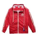 Adidas Red Windbreaker Jacket