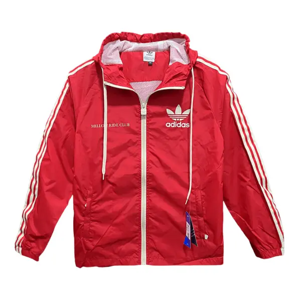 Adidas Red Windbreaker Jacket