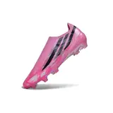 Adidas F50 Hyperfast Laceless Elite Pink Firm Ground FG Football Boot - Light Pink