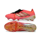 Adidas Predator 26 Elite Tongue Salmon Pink Kids Firm Ground FG Football Boot