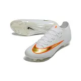 Nike Air Zoom Mercurial Vapor 17 Elite White and Golden Firm Ground FG Football Boot