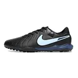 Nike Tiempo 10 Legend Academy Shadow Pack Turf TF Football Boot - Black/Ice Blue