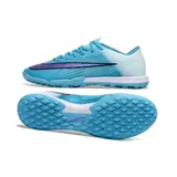 Nike Air Zoom Mercurial Superfly 11 Elite Blue and White Turf TF Kids Football Boot - Aqua/Purple