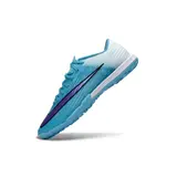 Nike Air Zoom Mercurial Superfly 11 Elite Blue and White Turf TF Kids Football Boot - Aqua/Purple