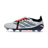 Adidas Predator 26 Elite Tongue Silver and Orange Firm Ground FG Football Boot