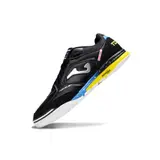 Joma Top Flex Rebound Black Blue and Yellow Indoor IC Football Boot