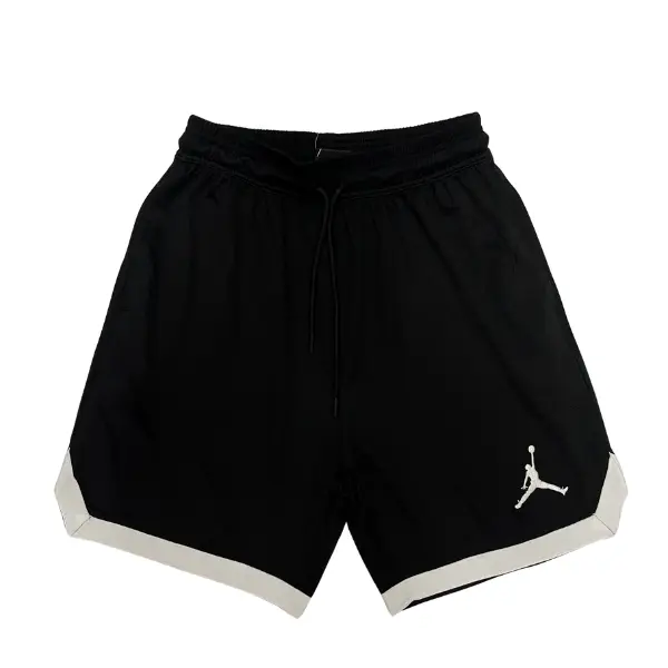 Jordan Black and White Shorts - White Trim