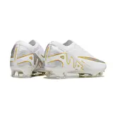 Nike Zoom Mercurial Vapor 15 Elite White Silver and Gold Firm Ground FG Football Boot