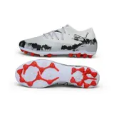 Puma Future 8 Elite White, Gray and Red Multi Ground MG Football Boot