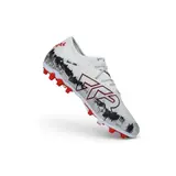 Puma Future 8 Elite White, Gray and Red Multi Ground MG Football Boot