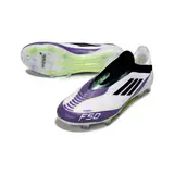 Adidas F50 Elite Laceless Black and Blue Firm Ground FG Football Boot