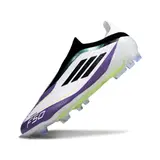 Adidas F50 Elite Laceless Black and Blue Firm Ground FG Football Boot