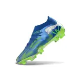 Puma Future 9 Low Cut Blue and Fluorescent Green Firm Ground FG Football Boot