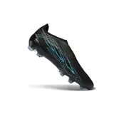 Adidas F50 Hyperfast Laceless Elite World Cup Pack Firm Ground FG Football Boot - Black/Cyan