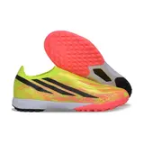 Adidas F50 Hyperfast Laceless Elite Yellow and Pink Turf TF Kids Football Boot