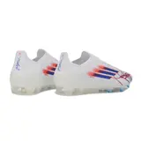 Adidas F50 Elite Laceless White and Blue Firm Ground FG Football Boot