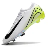 Nike Air Zoom Mercurial Vapor 16 Elite White and Green Firm Ground FG Football Boot