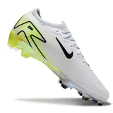 Nike Air Zoom Mercurial Vapor 16 Elite White and Green Firm Ground FG Football Boot