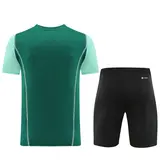 Adidas Green Training Set T-Shirt and Shorts