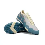Nike x Patta Zoom Mercurial Vapor Elite White, Blue and Silver Turf TF Football Boot