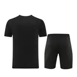 Nike Black and Green Training Set T-Shirt and Shorts