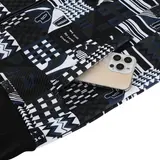 Puma Black White Grey Cold Set Jacket and Pants
