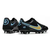 Nike Tiempo Legend 9 Elite Black and Yellow Firm Ground FG Football Boot