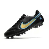 Nike Tiempo Legend 9 Elite Black and Yellow Firm Ground FG Football Boot