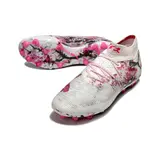 Puma Future 8 White and Pink Artificial Ground AG Football Boot