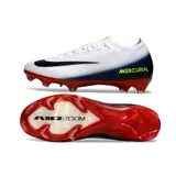 Nike Air Zoom Mercurial Vapor 16 Elite White Red and Blue Firm Ground FG Football Boot