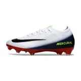 Nike Air Zoom Mercurial Vapor 16 Elite White Red and Blue Firm Ground FG Football Boot