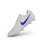 Nike Tiempo Ligera Pro White and Blue Firm Ground FG Football Boot