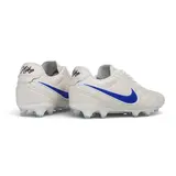 Nike Tiempo Ligera Pro White and Blue Firm Ground FG Football Boot