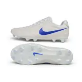 Nike Tiempo Ligera Pro White and Blue Firm Ground FG Football Boot