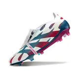 Adidas Predator 30 Elite Tongue White Light Blue and Pink Firm Ground FG Football Boot